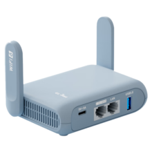 奇游联机宝 x GL.iNet MT3000无线路由器WiFi6千兆5G双频家用小型高速2.5G网口openwrt软路由电竞游戏加速 蓝GL-MT3000 含电源+网线