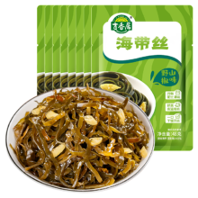 PLUS会员：JI XIANG JU 吉香居 野山椒海带丝 48g*8袋