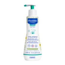 妙思乐（Mustela）思恬雅润肤膏 婴儿身体乳宝宝润肤乳300ml 干痒红