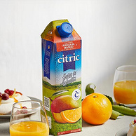 阿根廷原装进口，Citric 喜趣客 天然NFC果汁1000mL*2瓶