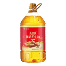 京东PLUS：玉皇 物理压榨 浓香花生油 6.18L