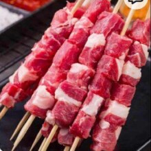 京东百亿补贴:祁连天宝羊肉串100串新鲜羊肉烤肉家庭户外空气炸锅烧烤食材 源头直发