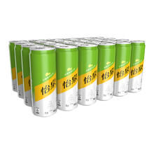 Schweppes 怡泉 可口可乐（Coca-Cola）怡泉 Schweppes 无糖零卡 柠檬味 苏打水 330ml*24罐 调酒
