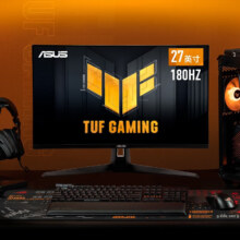 20日20点：华硕（ASUS）TUF VG27AQ3A小金刚PLUS 27英寸游戏2K显示器 超频180Hz FastIPS G-sync 1ms