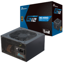 20日20点：SEASONIC 海韵 G12 GC650W电源 游戏金牌直出 双路CPU供电 14cm小身形 智能温控
