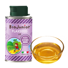 碧欧奇（Biojunior）意大利进口亚麻籽油宝宝营养冷榨亚麻籽油 150ml/罐