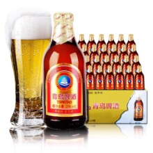 需新客，Plus会员：青岛啤酒小棕金 便携玻璃瓶整箱啤酒 296mL 24瓶+赠福禧10度 500mL*4罐