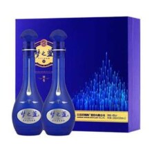 洋河 梦之蓝M6 45度 浓香型白酒礼盒装500mL*2瓶 含酒杯