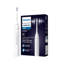 飞利浦（PHILIPS）电动牙刷钻石3系 6730升级款情侣款HX5181 微泡水流黑科技 内含德国进口亮白&洁净刷头母亲节礼物 hx6730升级款HX5181-皓月白