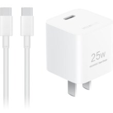 plus会员、京东百亿补贴：HUAWEI 华为 P0011 Mini快充充电器（Max 25W） + 3.3A 双C口数据线 套装