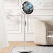plus会员：Midea 美的 空气循环扇家用电风扇低噪对流 升级遥控黑色款 GAG24ER