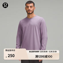 lululemon 丨Fundamental™ 男士长袖 T 恤速干 LM3CZRS 紫色灰 S