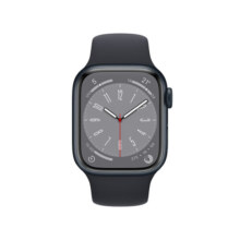 Apple/苹果 Watch Series 8 智能手表GPS款41毫米午夜色铝金属表壳午夜色运动型表带 S8 MNP53CH/A2299元