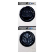 618预售、PLUS会员：Haier 海尔 超薄云溪386W洗烘套装 10Kg 白色