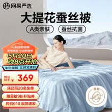 YANXUAN 网易严选 悦享A类抗菌大提花100%蚕丝被水洗天丝蚕丝夏被220
