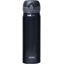 膳魔师（THERMOS）保温杯男女不锈钢水杯子大容量保冷防漏弹盖学生520礼物JNL系列 绅士黑(504-PBK) 500ml 500ml
