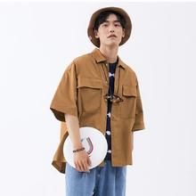 goldlion 金利来 g+复古工装风休闲衬衣
