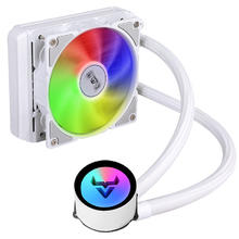 BUBALUS 大水牛 寒战120白色 一体式CPU水冷散热器（多平台/支持Intel/AMD/幻彩/PWM智能温控/电脑风扇）