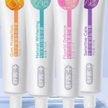 PLUS会员，需首购:舒客 专业系列牙膏4支/500g+赠酵素牙膏20g*2