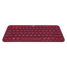 罗技（Logitech）K380 无线键盘 蓝牙办公键盘 女友 便携超薄键盘 笔记本键盘 红色149元 (月销5000+)