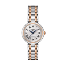 天梭（TISSOT）瑞士手表 小美人系列钢带机械女表 母亲节礼物T126.207.22.013.00