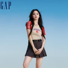 Gap 盖璞  亲肤logo短袖T恤