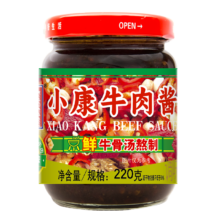 plus会员、需首购：小康牛肉酱甜辣味220g