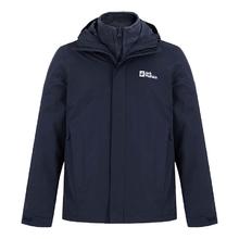 狼爪 冲锋外套男装户外三合一运动服连帽保暖外套5012775