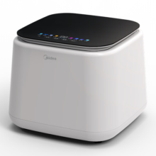 美的（Midea）1KG迷你洗衣机全自动 美的焕净内衣洗衣机小型 迷你洗衣机 婴儿洗衣机 95℃除菌净螨 MNB10-01W