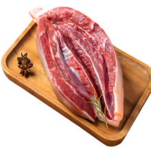 元牧希0国产原切黄牛腱子肉1kg/袋牛腱芯新鲜卤味炖煮烧烤谷饲牛肉健身*3