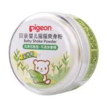贝亲（Pigeon） 婴儿爽身粉 宝宝祛痱粉 新生儿爽身粉宝宝粉带粉扑 HA15摇摇爽身粉