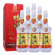plus会员：鸭溪窖 大曲 浓香型白酒 42度 500ml*6瓶 整箱装
