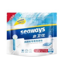 PLUS会员:水卫仕（seaways）洗碗机 专用洗碗块 8g*35块（独立装）*6件