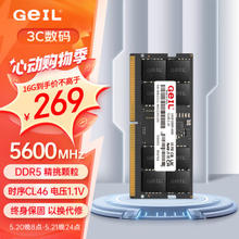 GeIL 金邦 16G DDR5-5600 笔记本内存条 千禧系列