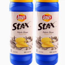 88VIP！Lay's 乐事 进口无限原味桶装薯片163g*2罐装