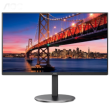 AOC U27V4 27英寸 4K显示器  高清IPS广视角 10.7亿色 广色域 低蓝光 节能认证 电脑显示屏