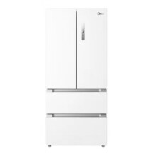 618预售、PLUS会员：Midea 美的 508升法式四开门冰箱 19分钟急速净味 双系统BCD-508WTPZM(E) 白色