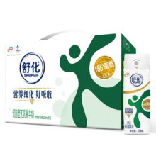 plus会员，概率券:伊利舒化奶 无乳糖牛奶整箱 低脂型220ml*12盒 *4件
