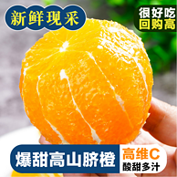 誉福园 2024新果 湖北秭归高山脐橙 9斤/单果80mm+