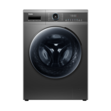 海尔（Haier）滚筒洗衣机全自动单洗 家用10公斤大容量【直驱旗舰EG100MATE71S】一级能效 排名前10名 以旧换新