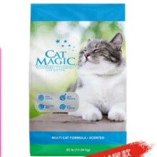 plus，预售：喵洁客（CAT MAGIC） 矿砂钠基矿石膨润土猫砂 蓝标 25磅*2份