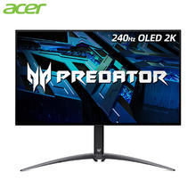 京东PLUS：acer 宏碁 掠夺者系列 X27U 27英寸 OLED FreeSync 显示器（2560×1440、240Hz、HDR10）