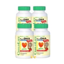 88VIP：CHILDLIFE 儿童小金珠DHA 90粒*4瓶