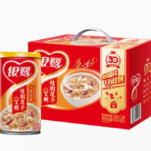 88VIP！银鹭 八宝粥桂圆莲子360g*12整箱罐装