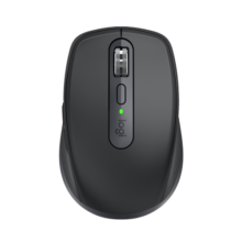 罗技（Logitech）大师系列 MX Anywhere 3无线蓝牙双模鼠标 商务办公 便携鼠标 -石墨黑