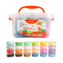 晨光(M&G)文具24色工具箱超轻粘土 宝宝彩泥橡皮泥黏土 儿童手工DIY15g/盒  24盒/箱小鹿系列手工好物考试出游