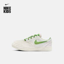 耐克Nike SB Check CNVS (PS) 幼童滑板童鞋905371 018幻影灰白/叶绿/山峰白/帆白 28