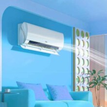 海尔（Haier）劲爽 1.5匹新一级变频 冷暖 壁挂式空调挂机 冷媒变流 KFR-35GW/B5LAA81U1