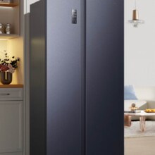 再降价、plus会员、20点开始：Hisense 海信 鲜域系列 BCD-611WFK1DPQ 风冷对开门冰箱 611L 星辰黑