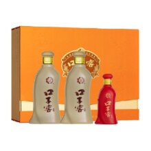 ?88VIP：口子窖 五年型50度550ml*2瓶+六年型50度100ml*1瓶礼盒白酒兼香型